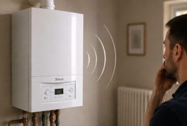 Boiler making noise in a residential property