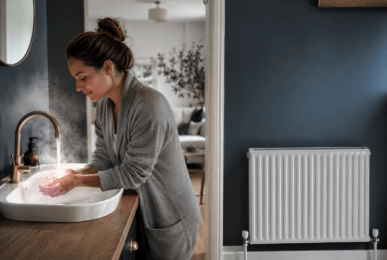 Hot water working while a radiator remains cold